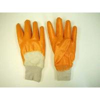 Cotton interlock nitrile coating